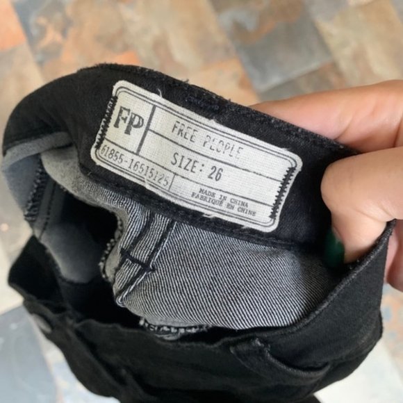 Free People Jillian Coated Low Rise Jeans - Picture 7 of 7